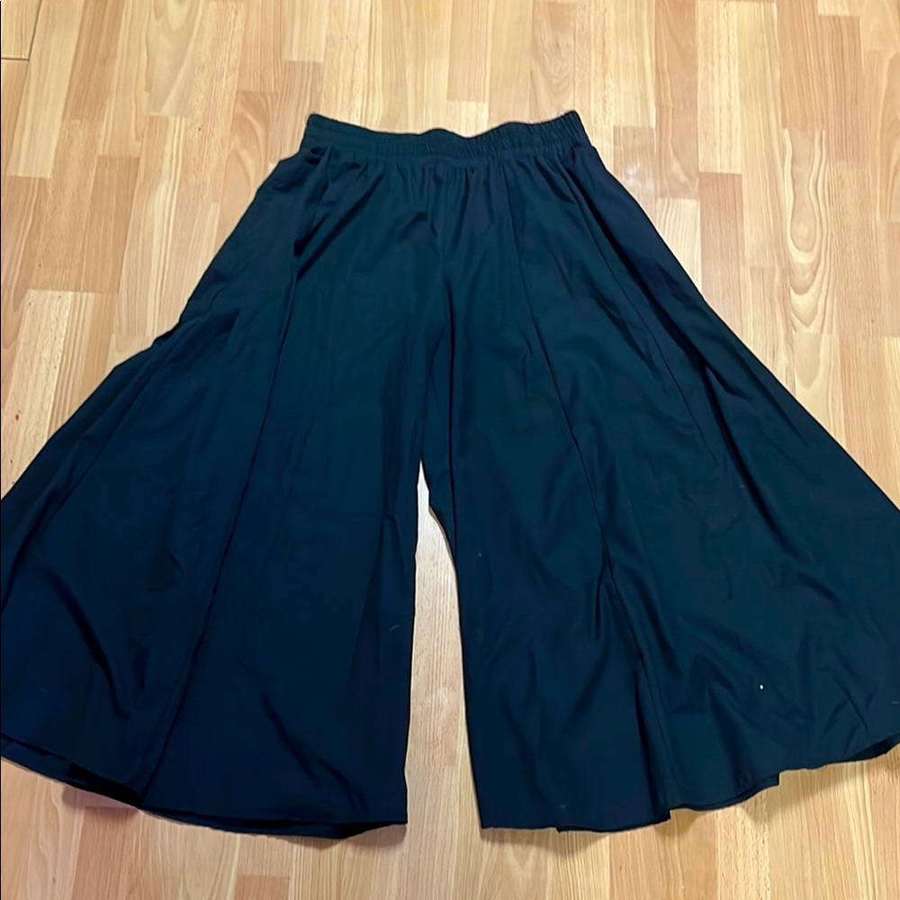 Black Wide-Leg Pants